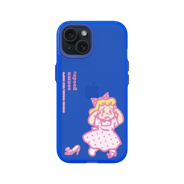 iPhone 15 Clear 激光藍 - OSAMU GOODS - Betty 遺失了高跟鞋