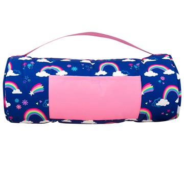 Stephen Joseph 兒童睡袋 (彩虹圖案) - 輕巧便攜 柔軟舒適  1個