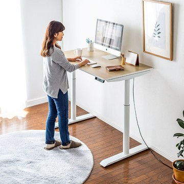 電腦桌電動升降辦公桌移動人體工學書桌家用學習寫字臺J-40公司貨