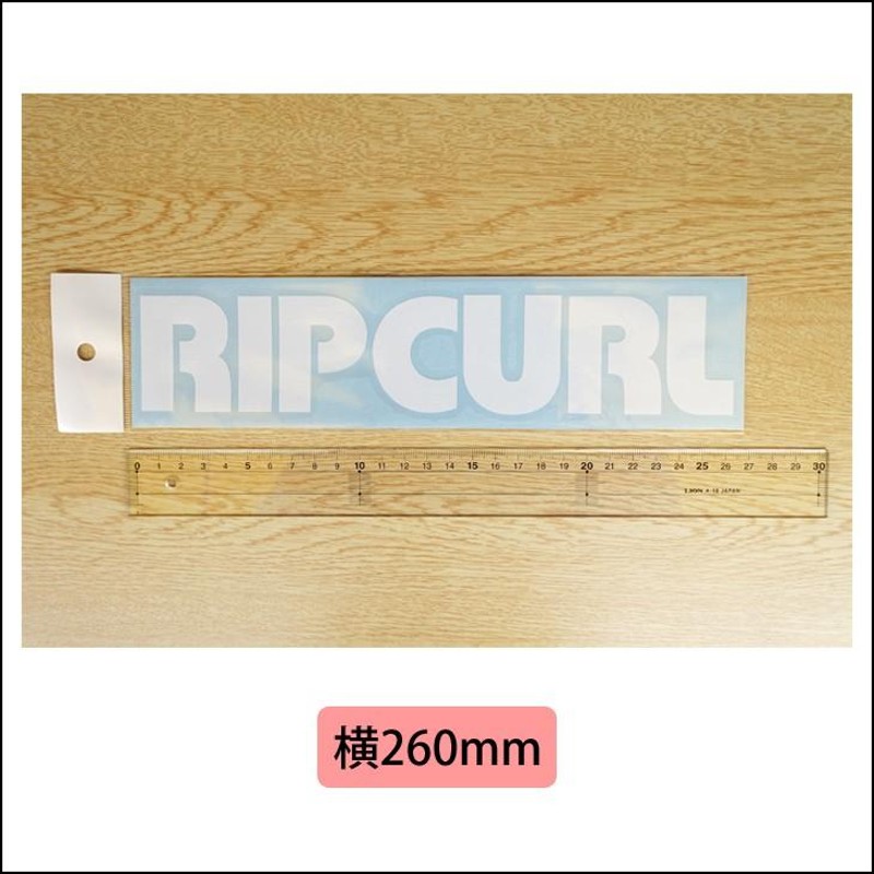 RIP CURL リップカール ステッカー ロゴ カッティング シール