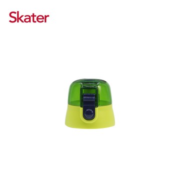 日本 SKATER - 立體不鏽鋼保溫水壺(480ml)-上蓋-綠