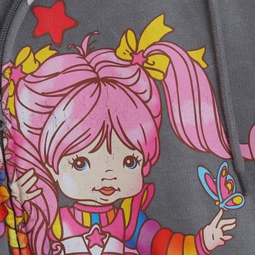 外貿春秋季 水洗做舊卡通動漫連帽外套加絨口袋款拉鏈衛衣女開衫