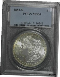 アンティークコイン NGC PCGS Morgan Dollar MS 1881-S