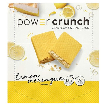 BNRG, Power Crunch®，蛋白質能量棒，檸檬蛋白酥，12 根，每根 1.4 盎司（40 克）