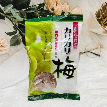 潼漾小舖 日本 as foods 調味梅 脆梅 使用日本國內產 無著色梅 120g 大顆梅