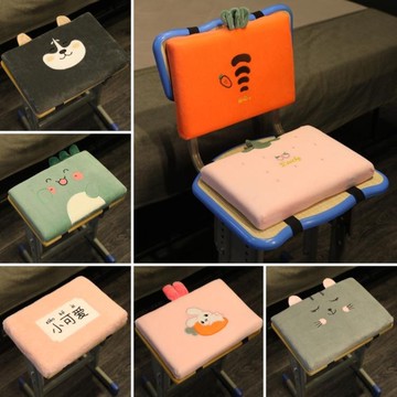 坐墊 記憶棉坐墊加厚學生坐墊長方形椅子屁股墊凳子墊教室久坐冬季舒適板凳【摩可美家】