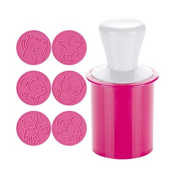 TESCOMA Delicia圖章餅乾模 動物 一組6個圖樣 直徑4.7cm  1組