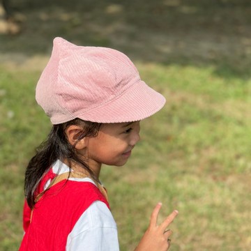 【現貨】黃昏時的布達佩斯 | 燈芯絨奶油報童帽