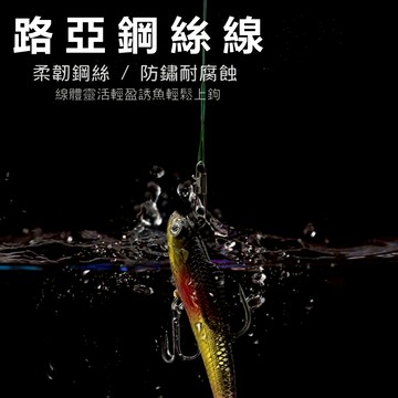 【Rising】(防咬線)前導線 鋼絲線 歪阿 Y阿 鋼絲前導線 路亞 船釣 不鏽鋼前導 鋼絲前導線 白帶魚 船釣小搞搞