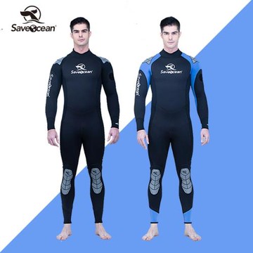 BESTDIVE SaveOcean 3MM 5MM曼塔尼龍水肺潛水濕衣男女防寒潛水服