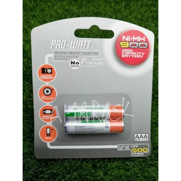 華志PRO-WATT 鎳氫充電電池4號2入  PW-AAA900 1.2V