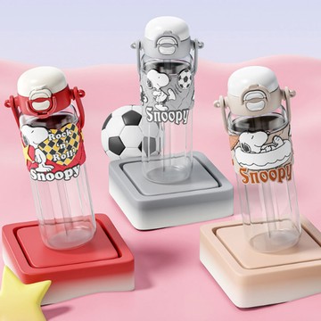 天藍小舖-史努比手提背帶雙飲水壺780ml-共3色-$399【A11115371】