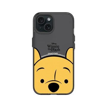 iPhone 15 Clear 酷墨灰 - 迪士尼-小熊維尼 Disney Winnie The Pooh - 罐中一探