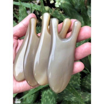 牛角拔筋棒臉部專用經絡點穴u型刮痧板面部眼部通用鼻子美容按摩