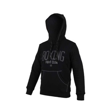 FIRESTAR 男高磅厚棉帽T-連帽T恤 長T 保暖 刷毛 慢跑 路跑 健身 F6515-10 黑灰