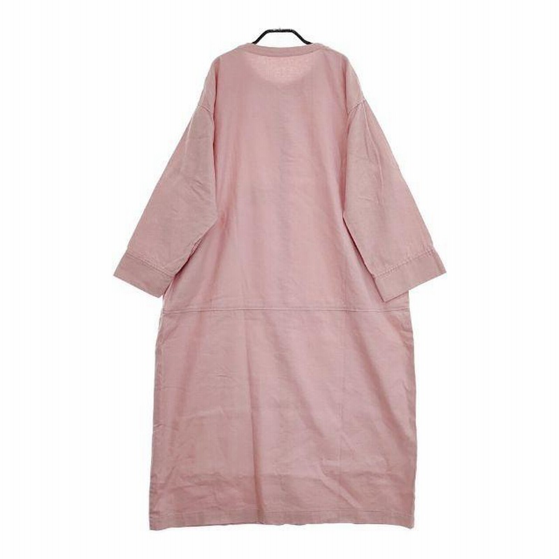 nest Robe UpcycleLino コットンリネン コクーンドレス 01231