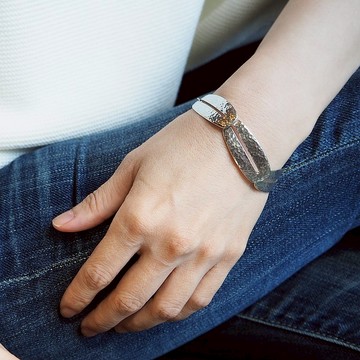 【客製化禮物】defoliation bracelet_落葉手鍊 手敲英文字母