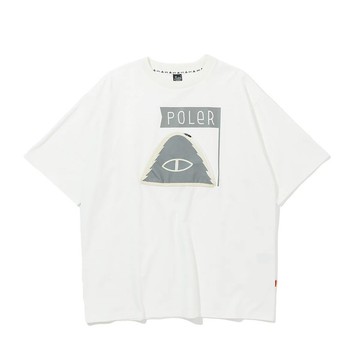 日本限定POLER PRM WASH SUMMIT POCKET TEE 山型眼口袋T恤 / 白
