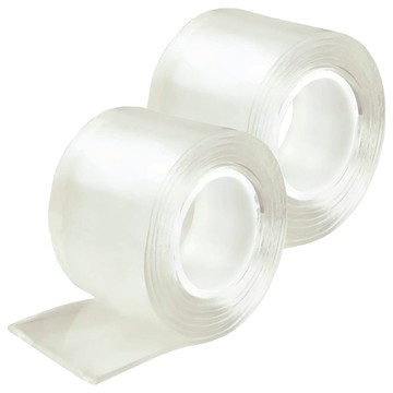 ABEL 力大牌 雙面無痕強力膠帶 加寬厚型 12524 5cm 2捲