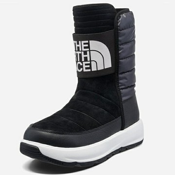 [ THE NORTH FACE ]  女 套筒防水保暖雪靴 黑 特價品 / NF0A3K39KY4﹝23.5﹞