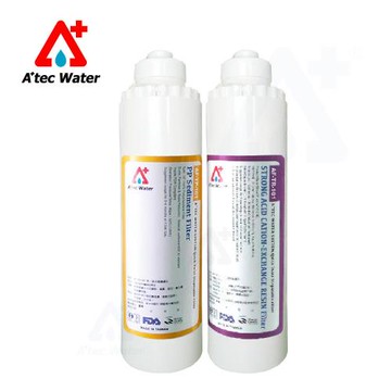 ATEC 第一道初過濾濾芯抗菌PP(AF-TP-101)一入+第二道樹脂濾芯食品級樹脂濾芯(AF-TR-101)一入