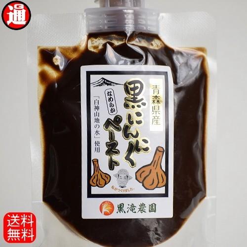 黒にんにく ペースト なめらか 送料無料 青森県産 100g お試し 黒ニンニク 青森産 ポイント消化 送料無 食品 免疫力アップ