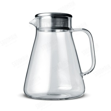 【仙德曼SADOMAIN】天幕直火花茶壺(1200ml) │耐熱玻璃泡茶壺 CS123（附贈10mm矽膠材質耐熱壺墊）