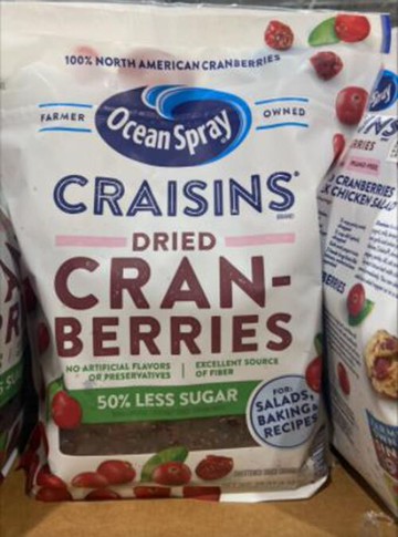 [COSCO代購6] C111533 CRAISINS 蔓越莓乾減少砂糖配方 1221公克