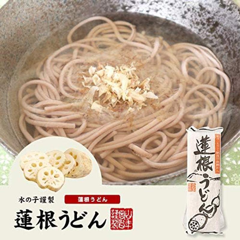 国産 蓮根うどん 200g×3袋セット 巣鴨のお茶屋さん 山年園