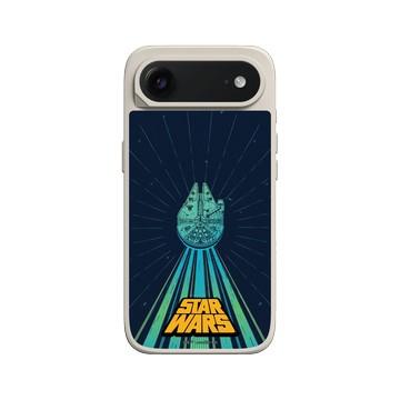 iPhone Air SolidX 貝殼灰 - 迪士尼-星際大戰 Star Wars - 千年鷹號-發光原力