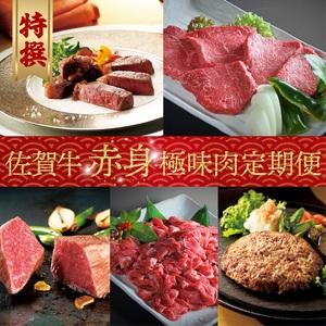 ふるさと納税 佐賀牛-赤身-極味肉定期便（毎月1回　計12回お届け） 佐賀県玄海町