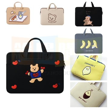 台灣熱賣 韓版卡通手提電腦包15.6吋 筆電包 13吋14吋16吋筆電包 11吋IPad air 平板电脑包