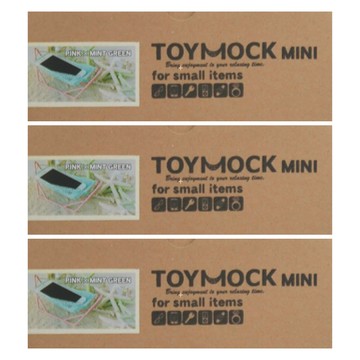 TOYMOCK MINI 置物架 小件物品收納  Pink x Mint Green  3個