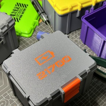 （爆款熱賣）（國際精品）【免運】18650 21700電池收納盒AA AAA 5號7號電池存儲PrintX 3D打印定制