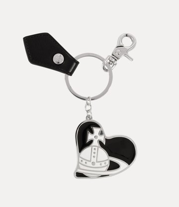 Vivienne Westwood Orb Heart Keyring Metal One Size Unisex