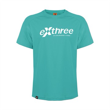 羽球類用品 經典Logo T恤-藍綠 XS (BMT068)