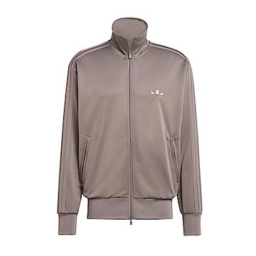Adidas M Fash TT IT7459 男 立領 外套 運動 休閒 三葉草 拉鍊口袋 舒適 灰棕
