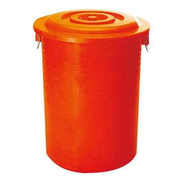 萬能桶86L/桔色/直徑53x高65cm/含蓋/個