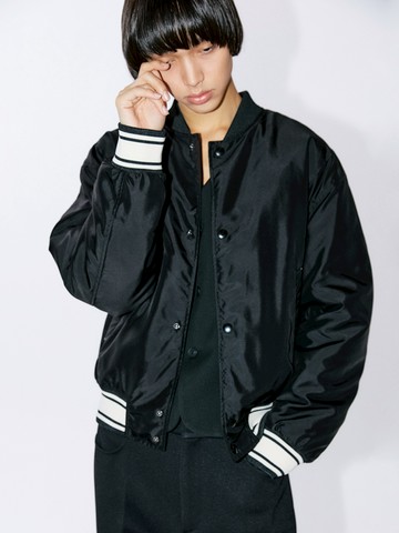 Satin Soft Glossy Jumper Jacket
