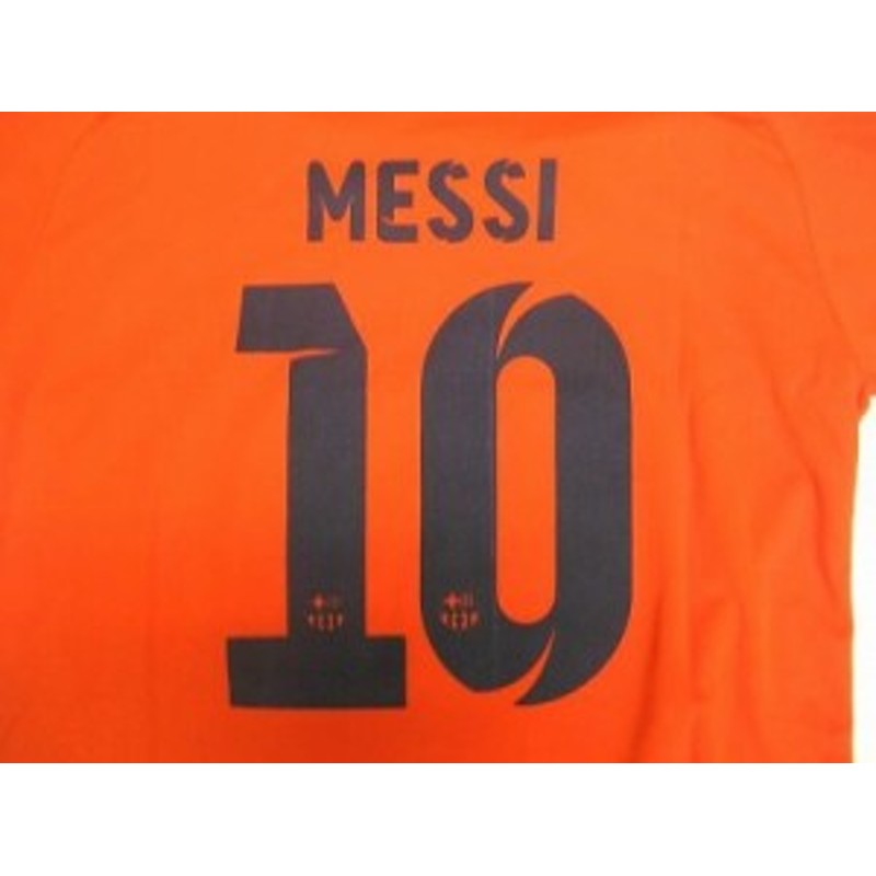 子供用 K134 14 バルセロナ Messi 10 メッシ オレンジ ゲームシャツ パンツ付 サッカー キッズ ジュニア ユニフォーム 上下セット 通販 Lineポイント最大1 0 Get Lineショッピング
