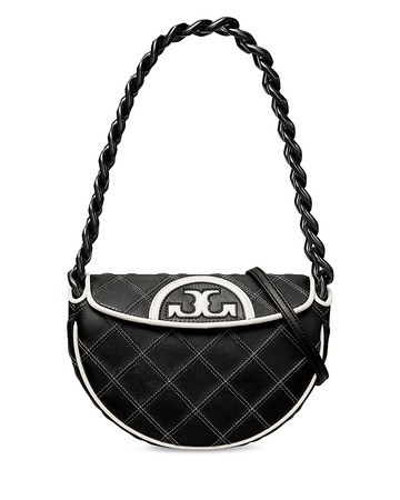 Tory Burch Mini Fleming Crescent Bag