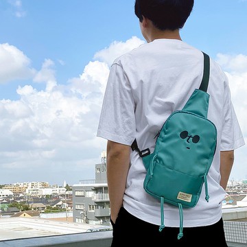 【Buddy Bag - 藍綠色】中性款斜背包