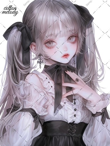 原創貼紙 No.666 人物貼紙 原創貼紙 人像貼紙 女孩貼紙 原創人物貼紙