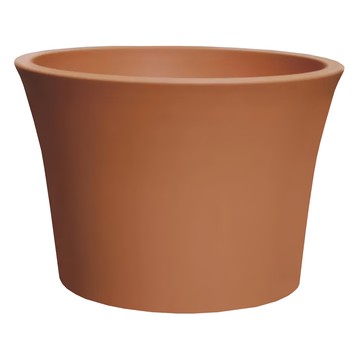 如意盆 6.5吋 棕色 圓形花盆 台灣製造 優質PP材質 排水透氣  1個