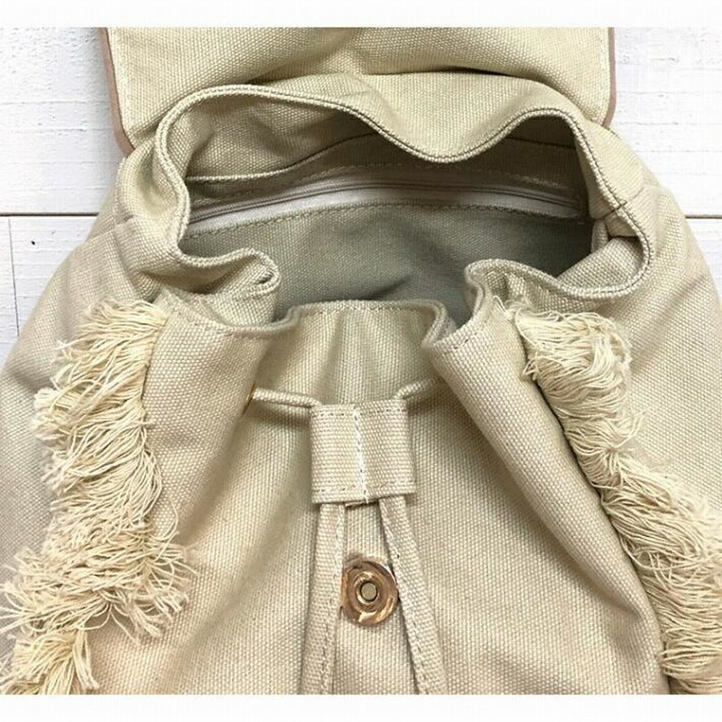 Colleen Wilcox フラップアートキャンバスリュック I/STY最