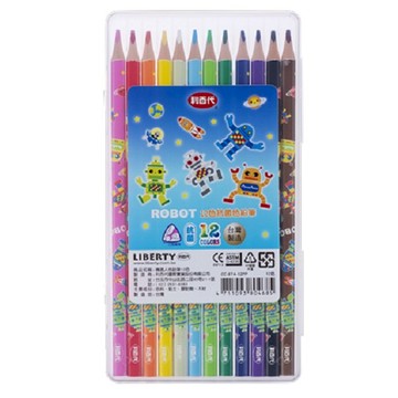LIBERTY 利百代 機器人抗菌色鉛筆 12色  1盒