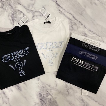 Guess 男生衣著 男生成人 GUESS短T 短T  情侶裝 T恤 經典倒三角 短袖 韓國公司貨