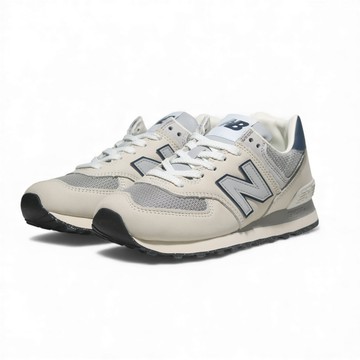 NEW BALANCE 休閒鞋 NB 574 米白藍 經典款 復古鞋 男女 U574SRR