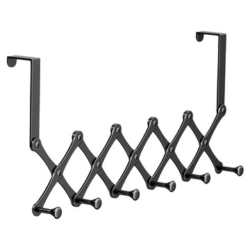 不銹鋼可伸縮門後掛勾 16 x 8.5 x 14cm 500g  黑色  1個