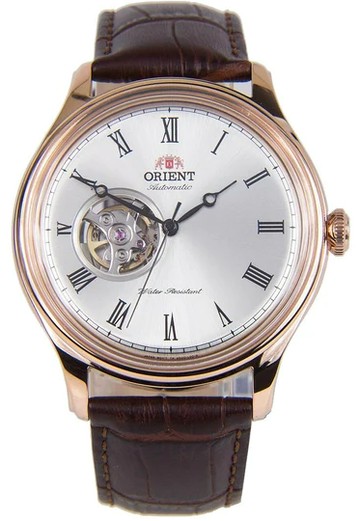 ORIENT 東方錶 Semi-Skeleton 系列 半鏤空錶(FAG00001S)-43mm-白面皮革【刷卡回饋 分期0利率】【APP下單點數13倍送】